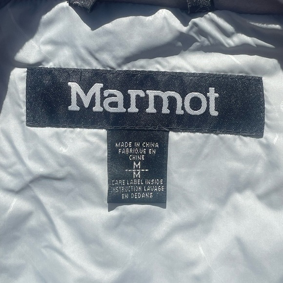 Marmot Kitzbul Vest Size: Medium Color: Silver Grey w/ Black Stretch Side Panels - Picture 3 of 10